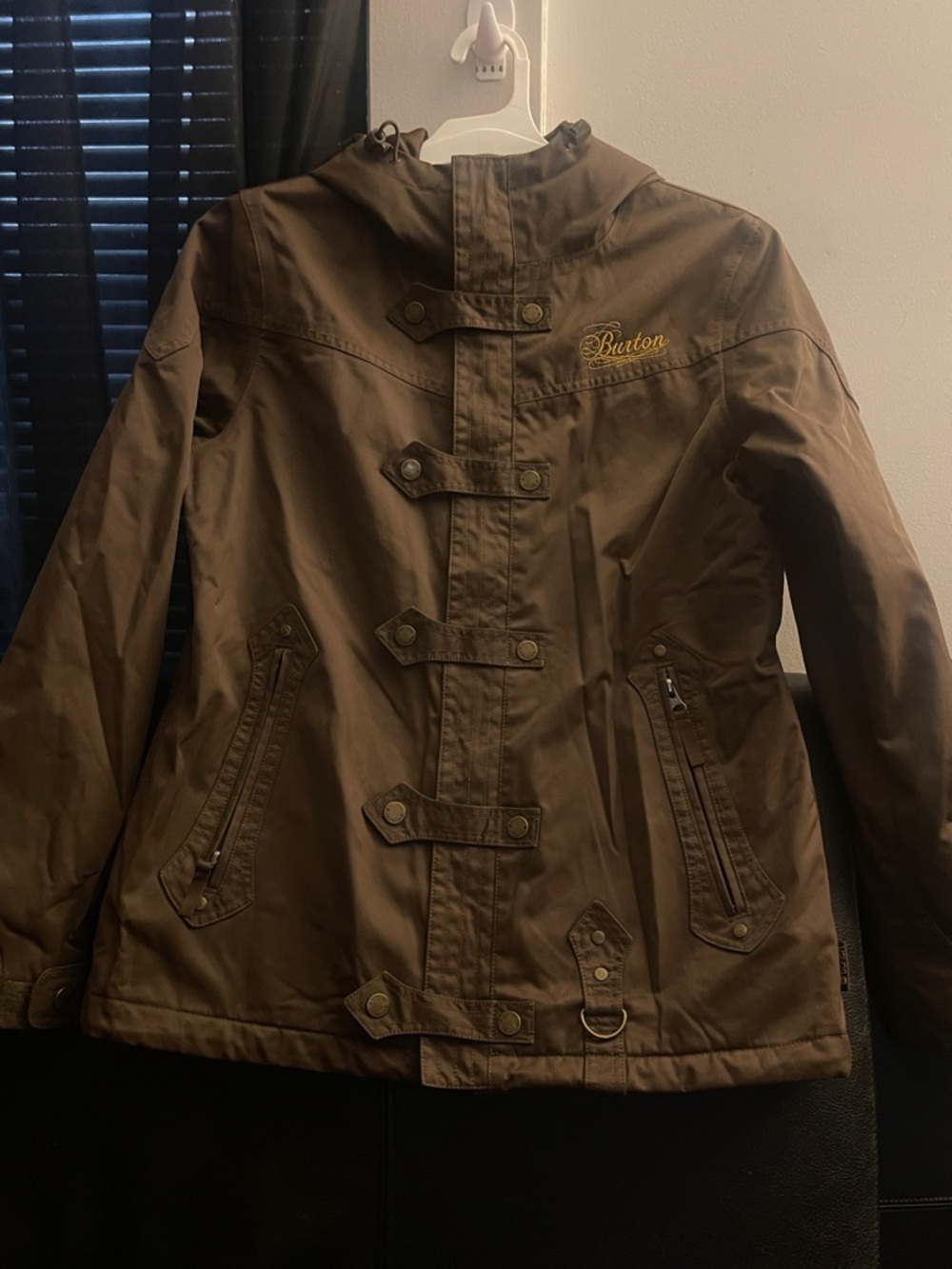 Burton Womens Pavillion Jacket Brown Snowboarding Outdoors  Jacket Size M